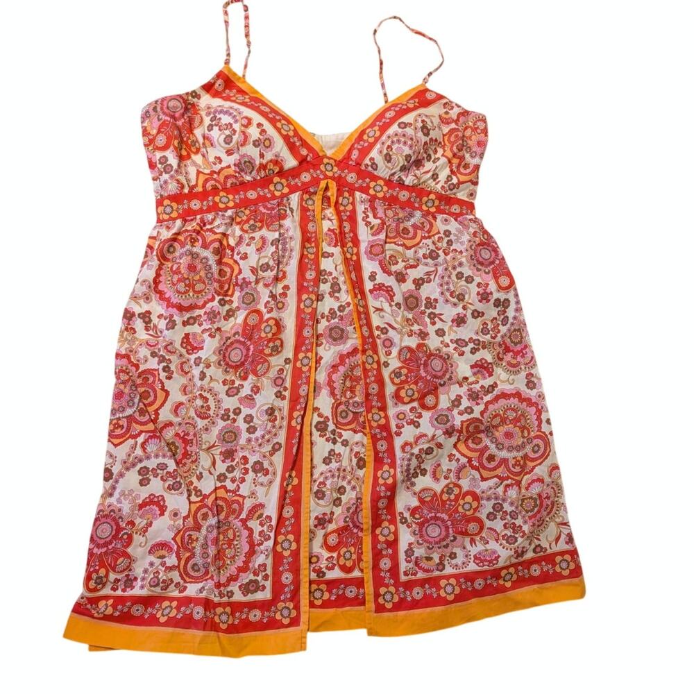 Boston Proper Floral Paisley Overlay Dress Women's Size 16